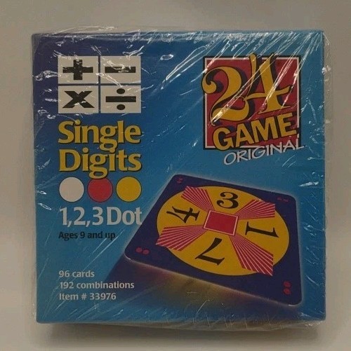 24 Game Original 1, 2, 3 Dot Single Digit