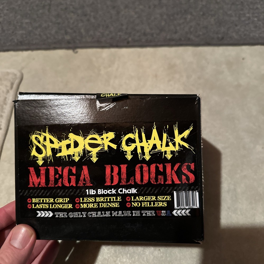 Spider Chalk Mega Blocks 1 Lb Block Chalk