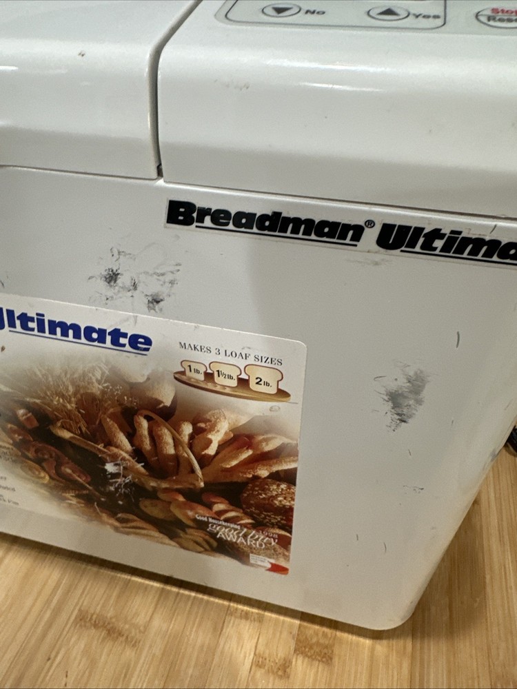 Breadman Ultimate TR2200C Automatic Bread Making Machine - WORKS *