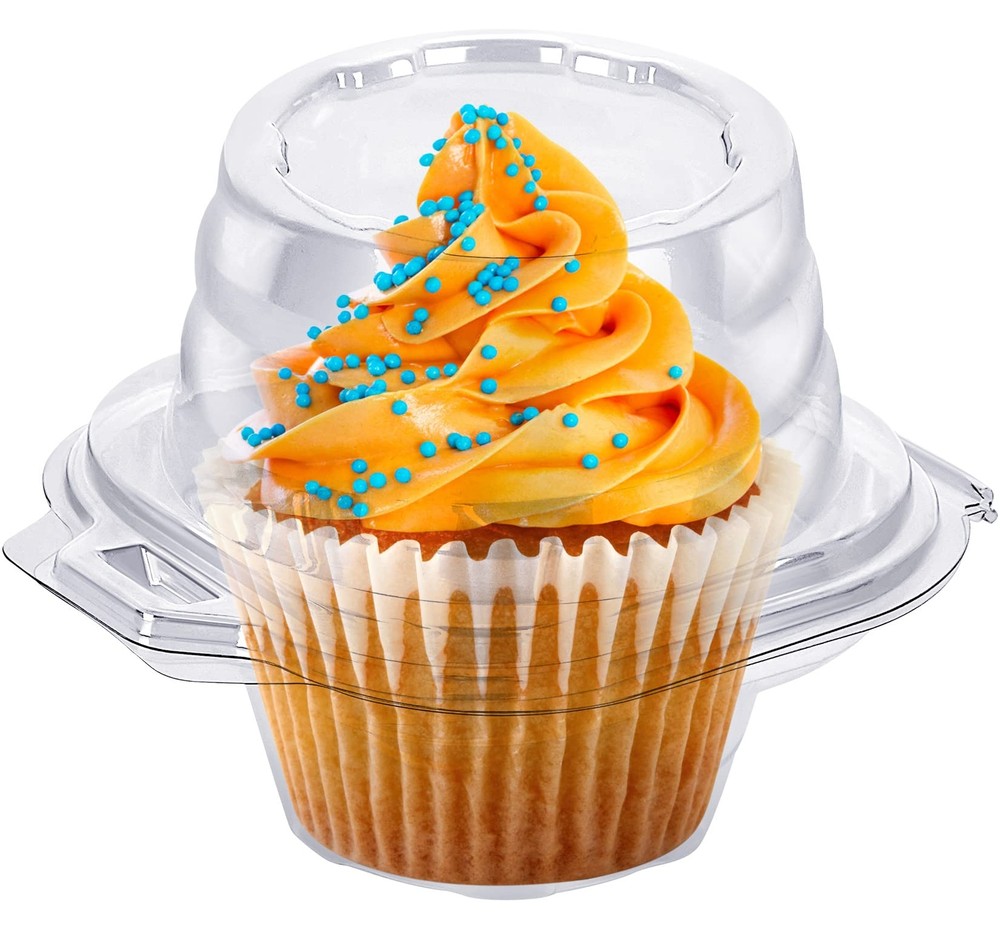Cupcake Boxes Individual Cupcake Containers, 50 Packs Regular Single Cupcake Hol