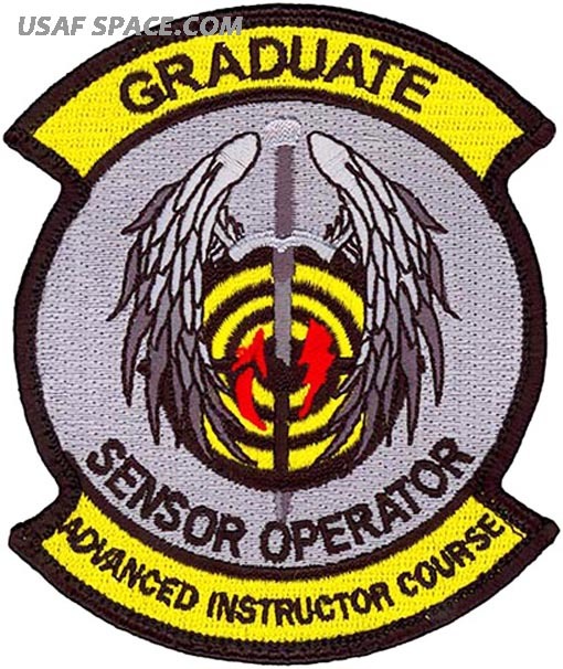 USAF 26th WEAPONS SQUADRON - SENSOR OPERATOR - ADVANCED TACTICS - ORIGINAL PATCH