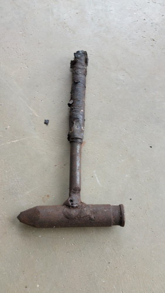 Vintage Hammer Made From Mining Bit.and 90s Mining Bit Box