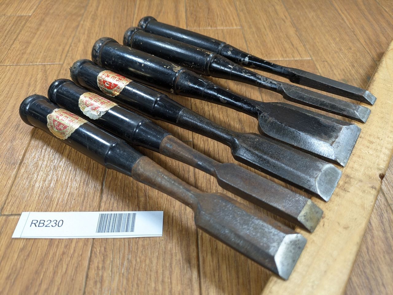 Japanese vintage chisel tataki Nomi Japan Signed Old 23.15.24.37.15.9 mm RB230