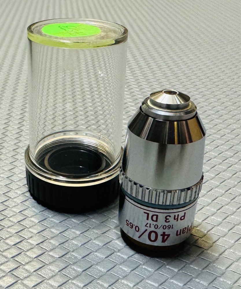 Nikon E Plan 40X/0.65 DL Ph3 Phase Contrast Microscope Objective Lens 160mm
