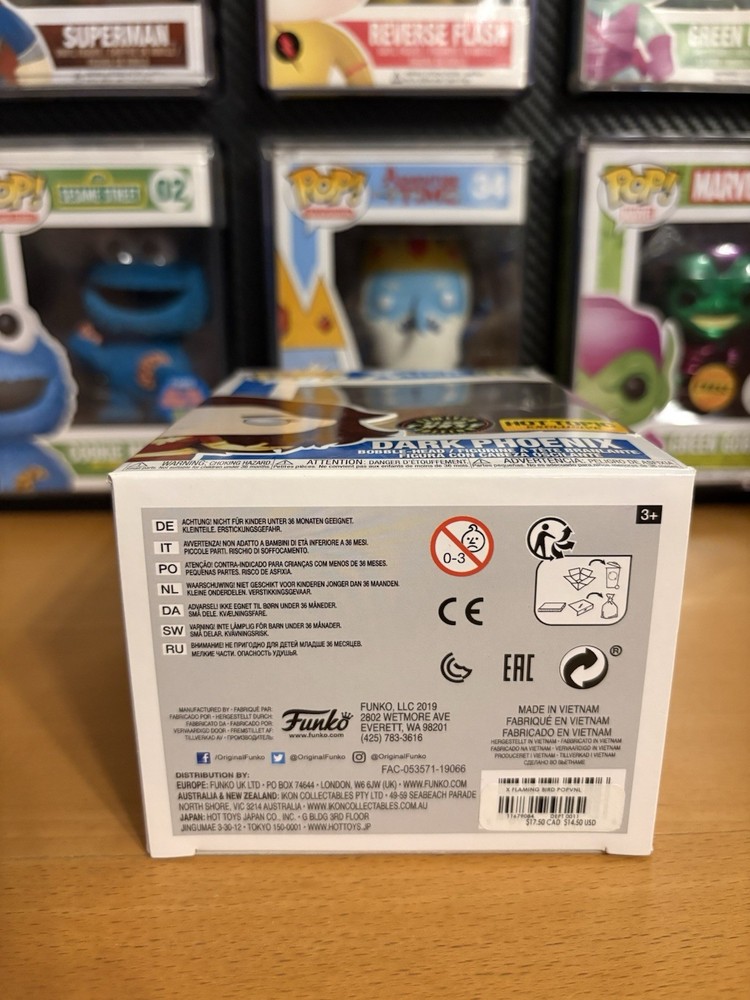 Funko Pop! X-MEN Dark Phoenix #413 Hot Topic Exclusive GITD Chase W/Protector!!