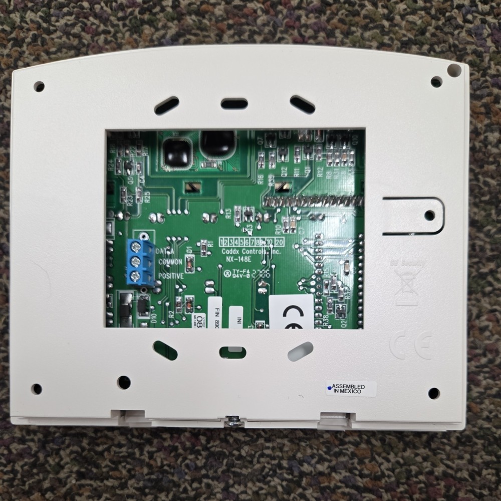 GE Security NetworX Interlogix NX-148E-CF-W White Commerical Fire Keypad