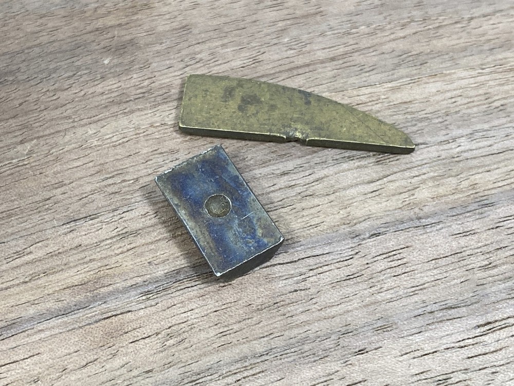 Broken Rocky Mountain CVA Hawken Brass Front Sight Muzzleloader Rifle