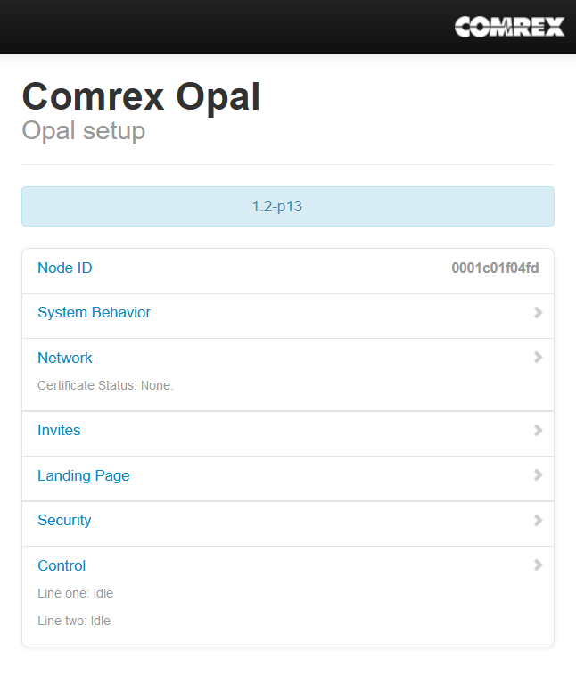 Comrex Opal Broadcast Digital Wideband Codec 2-Line Opus Audio Over IP Endpoint