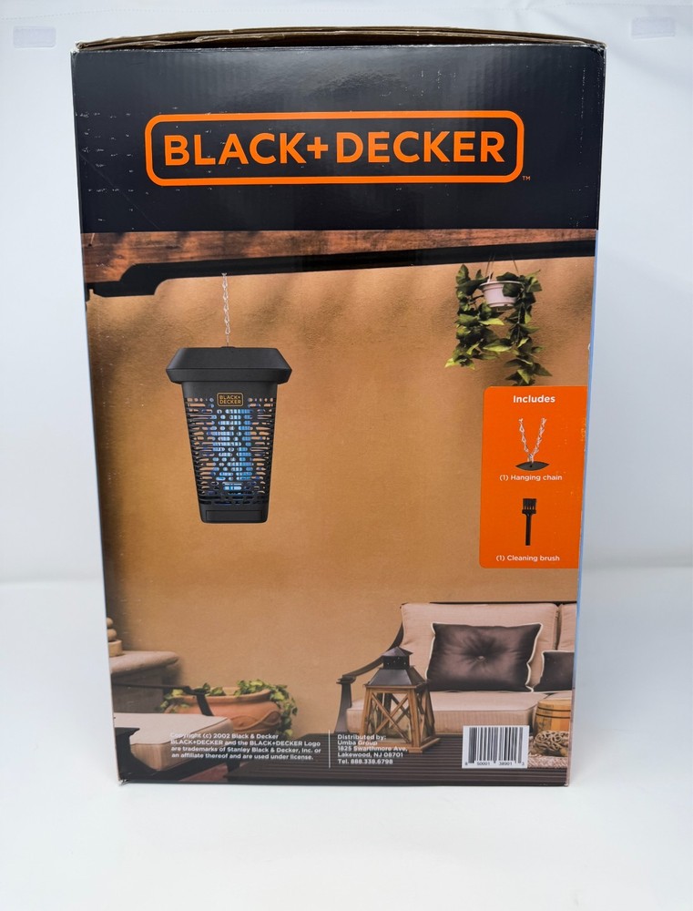 BLACK+DECKER Bug Zapper, Electric UV Insect Catcher & Killer