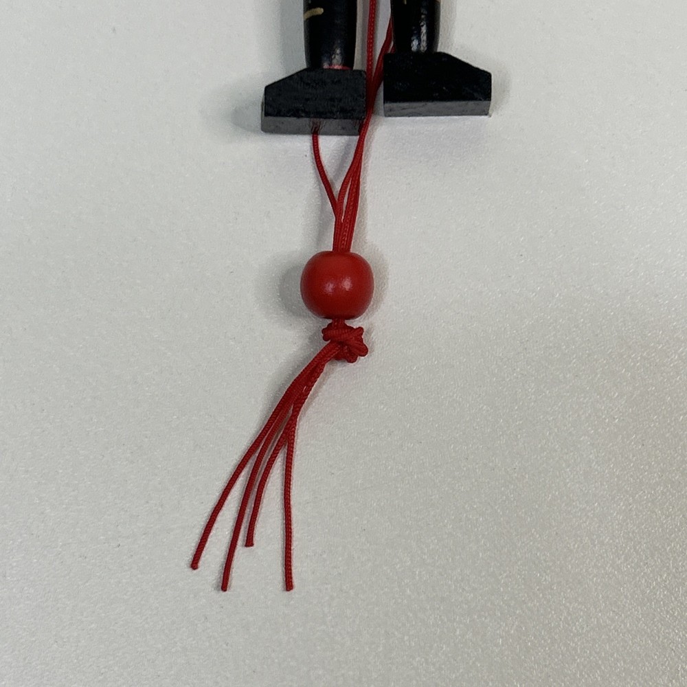 Pull String Nutcracker With Sword Ornament