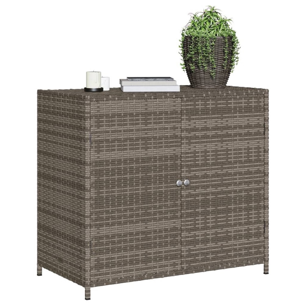 Garden Storage Cabinet Grey