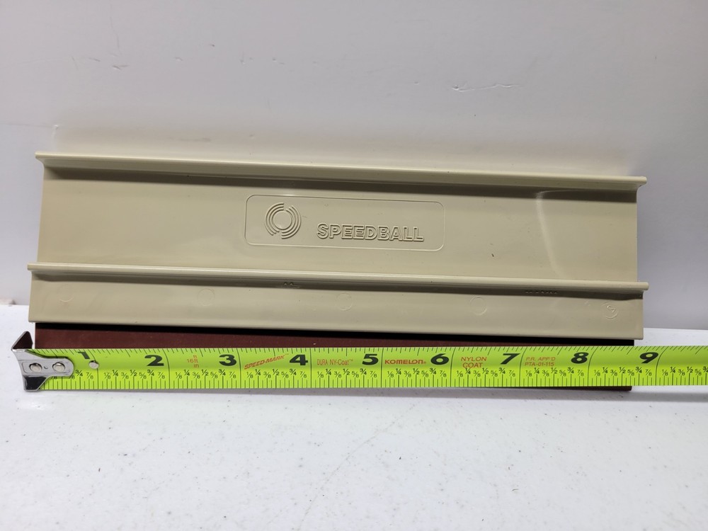 Speedball Fabric Hard Plastic Handle Squeegee 9" NEW