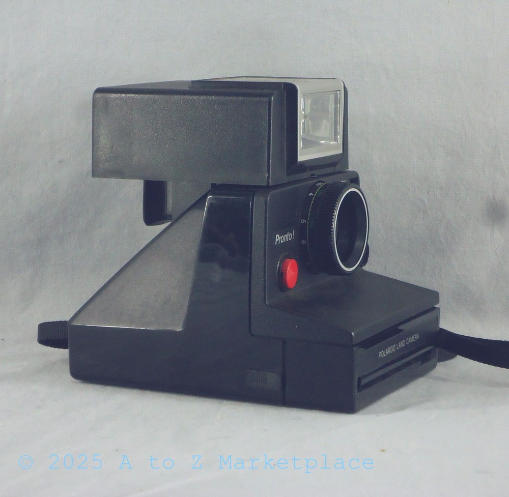 Polaroid Pronto! Land Camera & ITT MagicFlash Untested All contacts clean