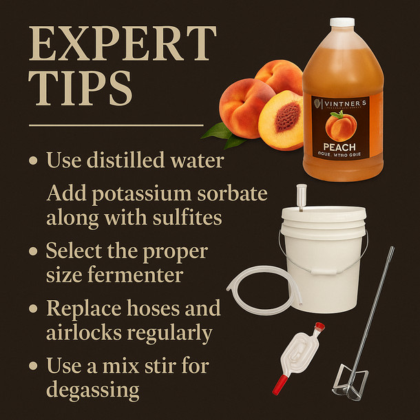 LD Carlson Vintner's Best Peach Fruit Wine Base