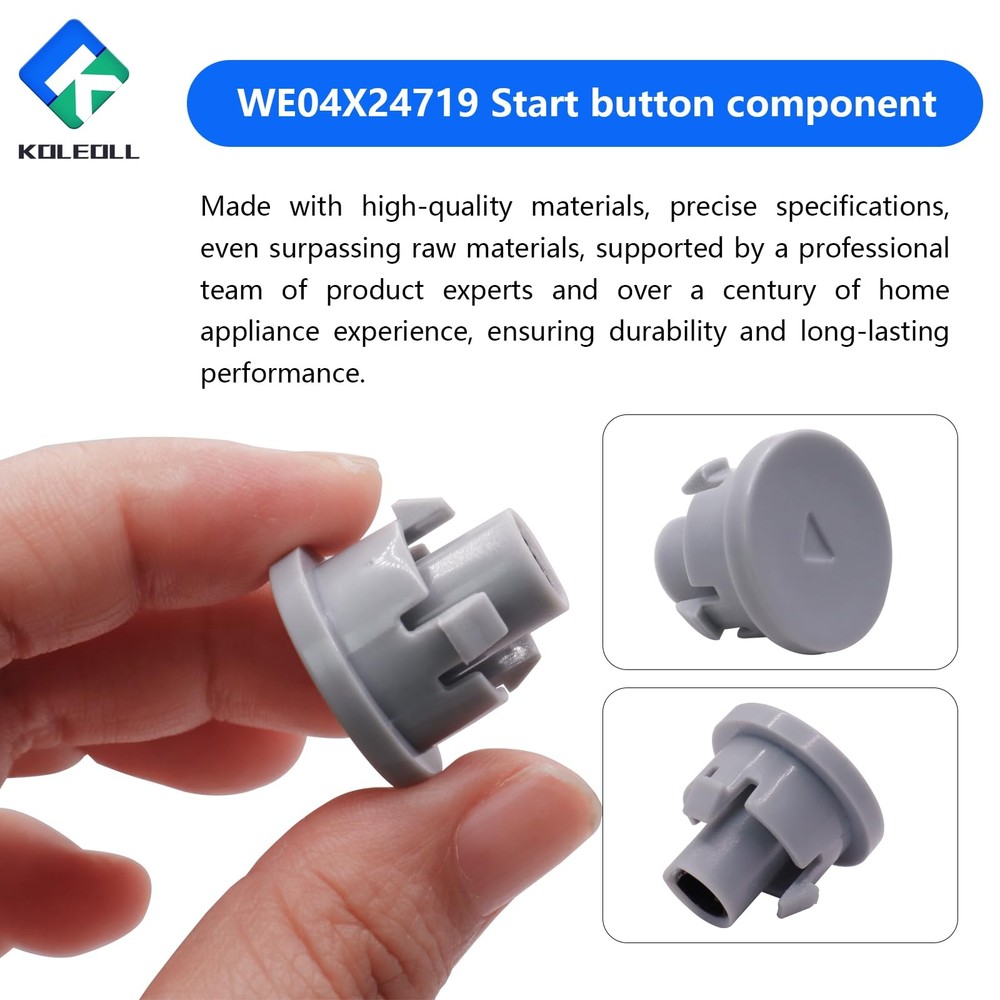 WE04X24719 Start Button Assembly Compatible with Hotpoint GE