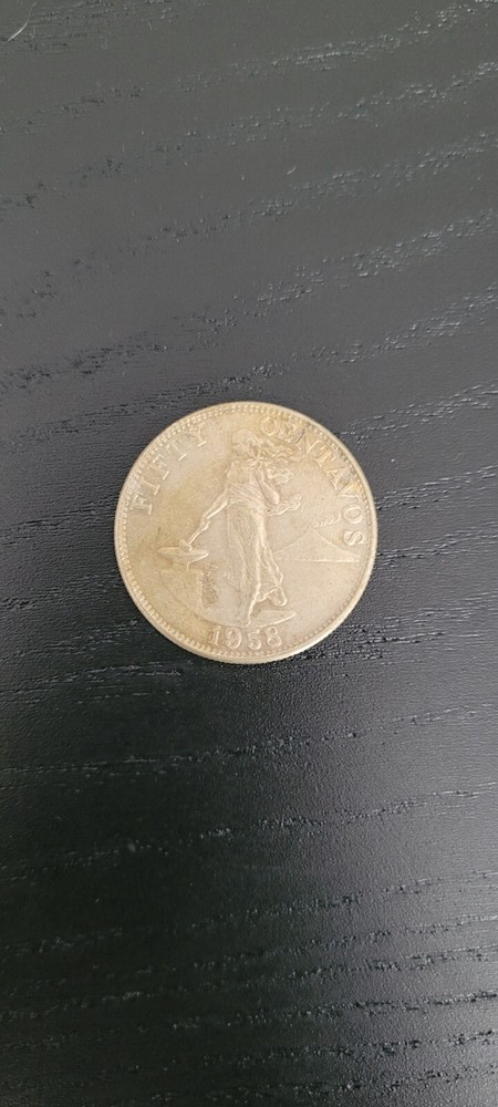 1958 Philippines 50 Centavos