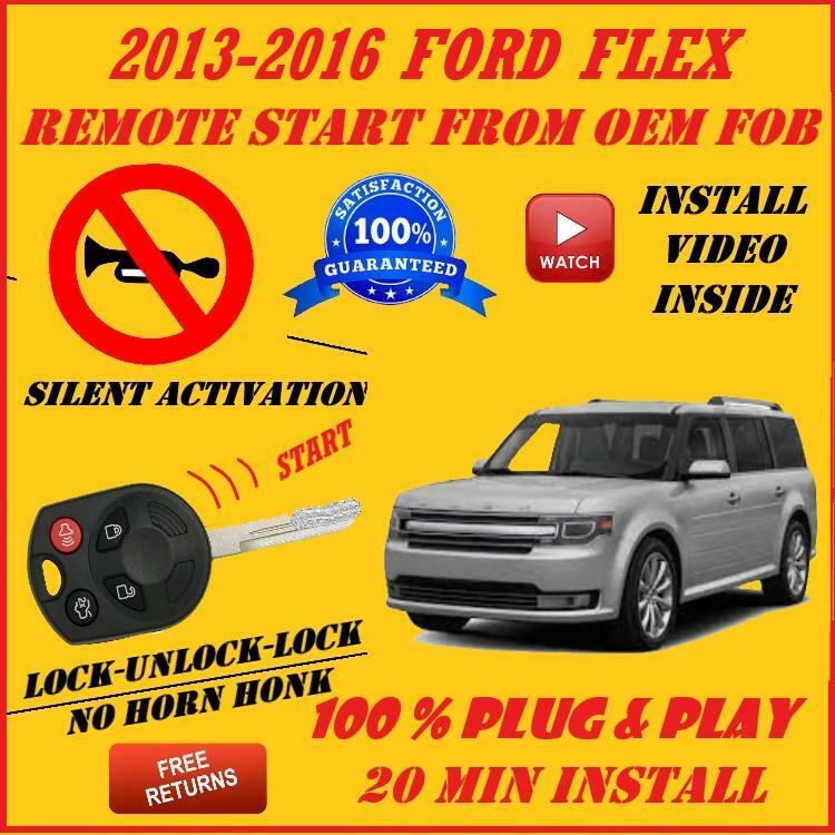 100% Plug and Play Remote Start 2013-2016 Ford Flex