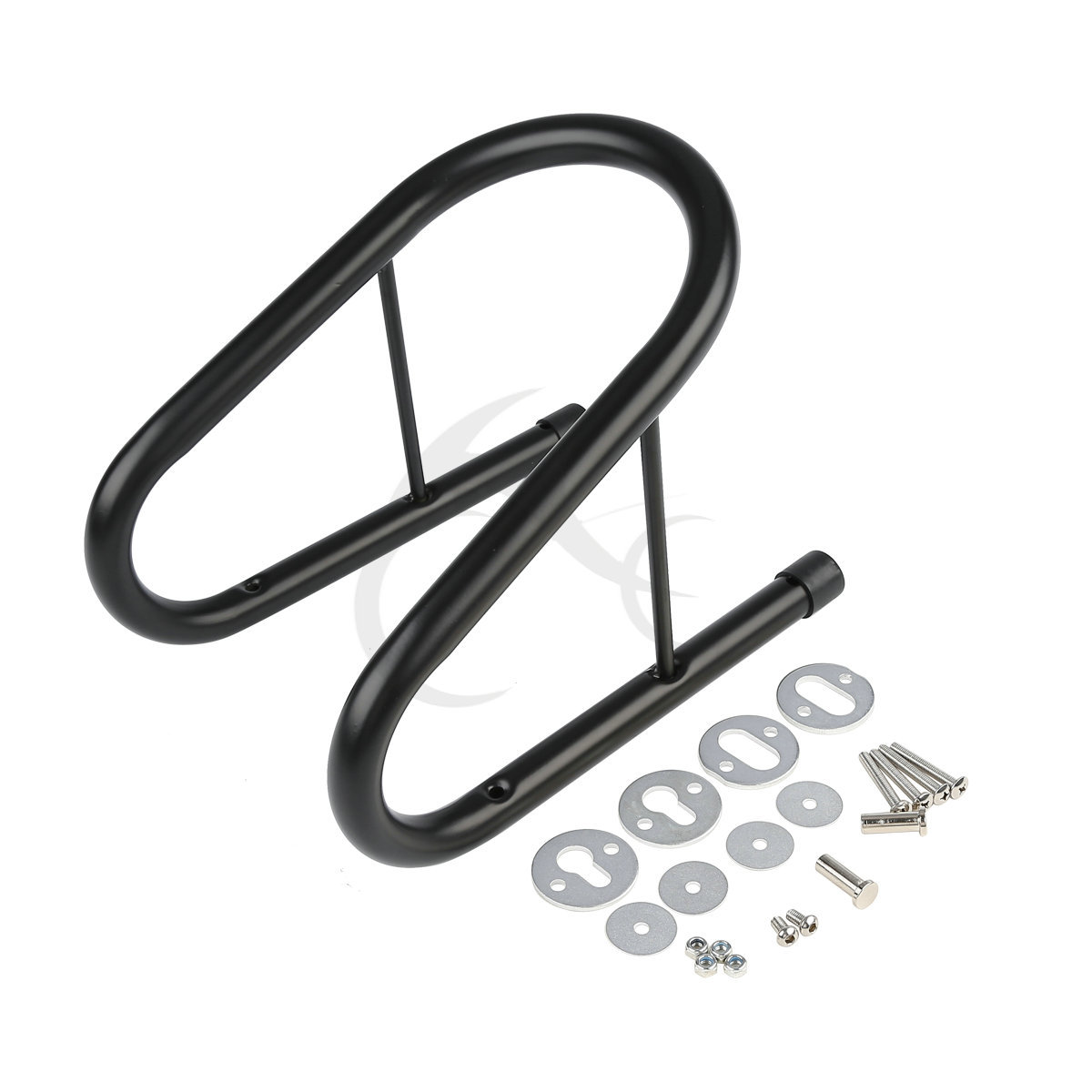 6.5" Motorcycle Wheel Chock Kit Scooter Bike Stand Trailer Truck Mount Kit Steel