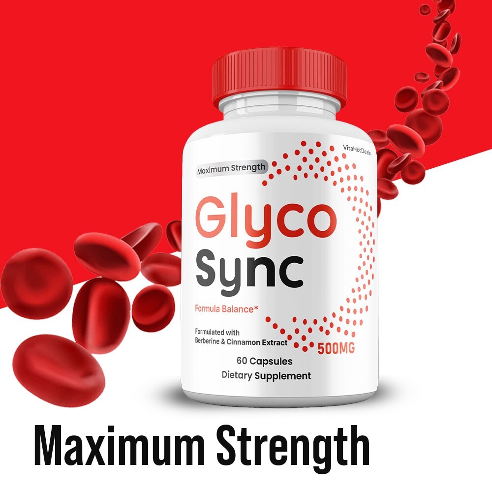 Glyco Sync Capsules, Max Strength, GlycoSync Blood Support Supplement (5 pack)