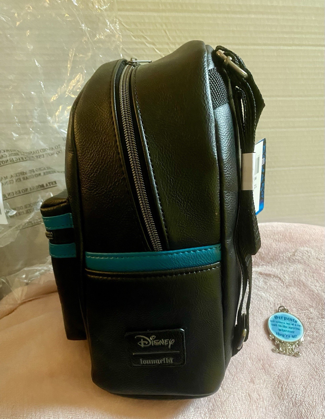 Disney Loungefly Haunted Mansion Hitchhiking Ghosts Happy Haunts Backpack Bag +