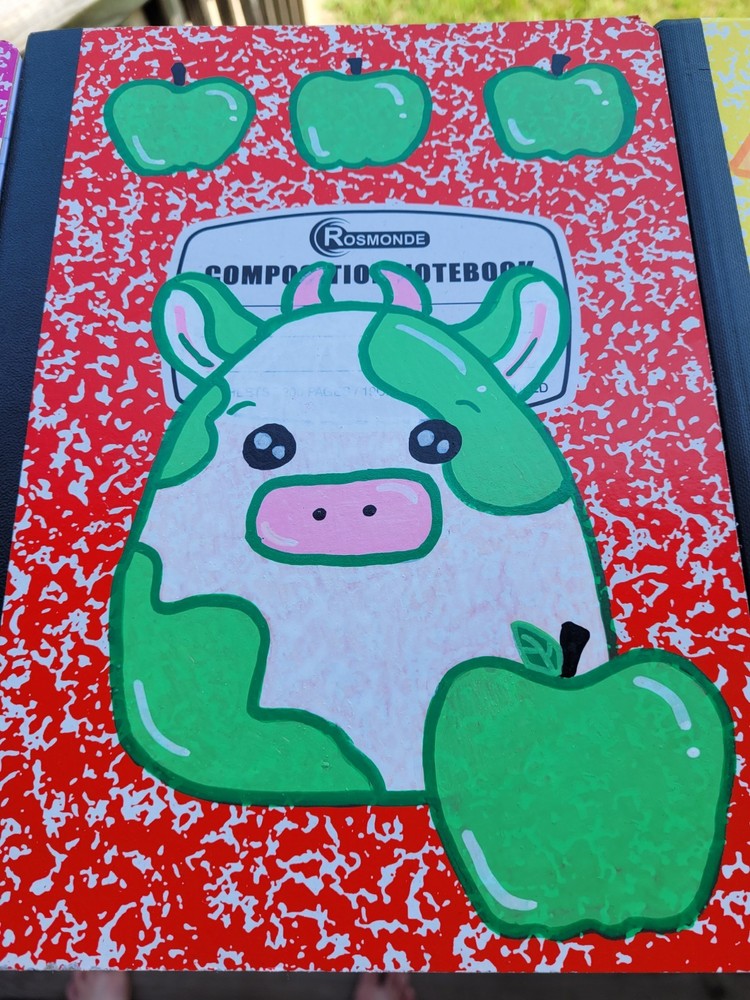 HAND PAINTED Squishmallow Composition Notebooks 5 Pack