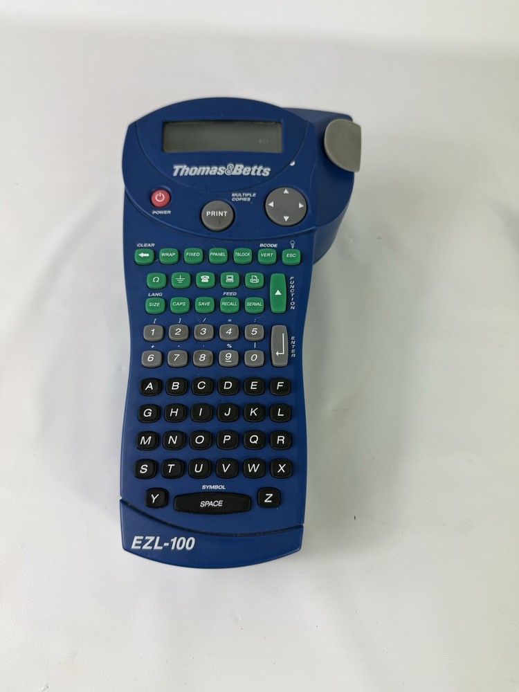 Thomas & Betts EZL-100 Thermal Label Printer + Silicone Bumper Case Tested Works