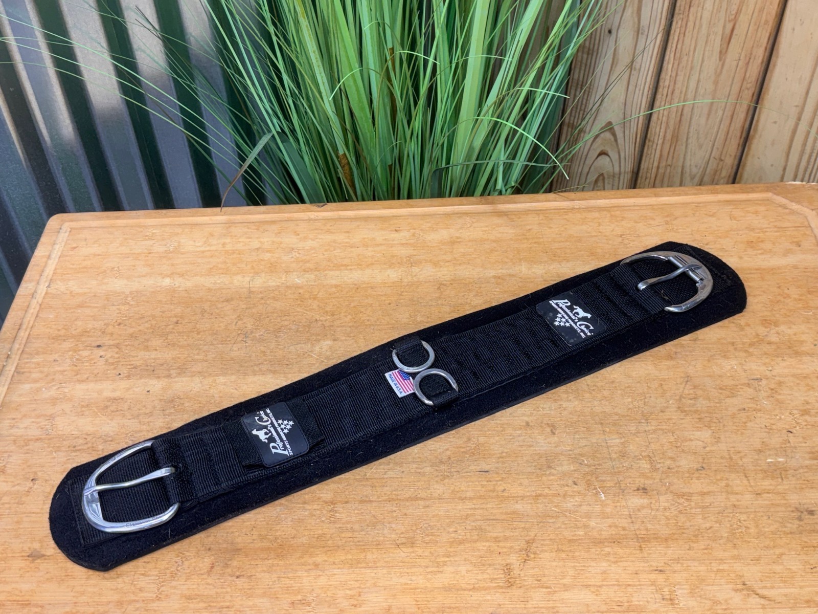 PROFESSIONAL'S CHOICE Black Neoprene Western Horse Cinch Girth ~26"