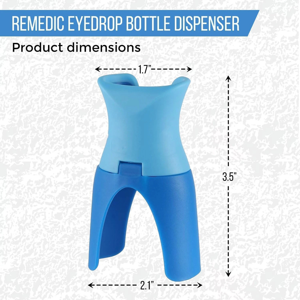 Reusable Eye Drops Holder Bottle Helper Dispenser Aid Device
