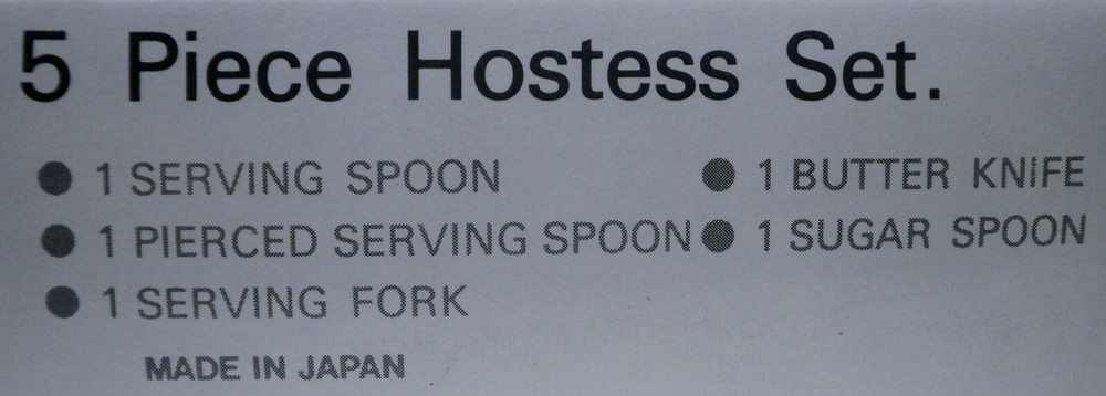 Epicure Essentials 5 Piece Hostess Set Stainless Steel Flatware Bloomington