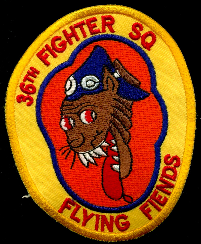 USAF 36th Fighter Squadron FLYING FRIENDS Patch KP-6