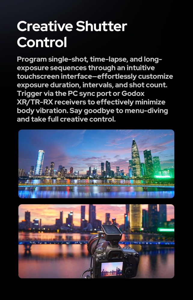 Godox X3 Pro N Touchscreen TTL Flash Trigger for Nikon 2.4G Wireless LCD Screen