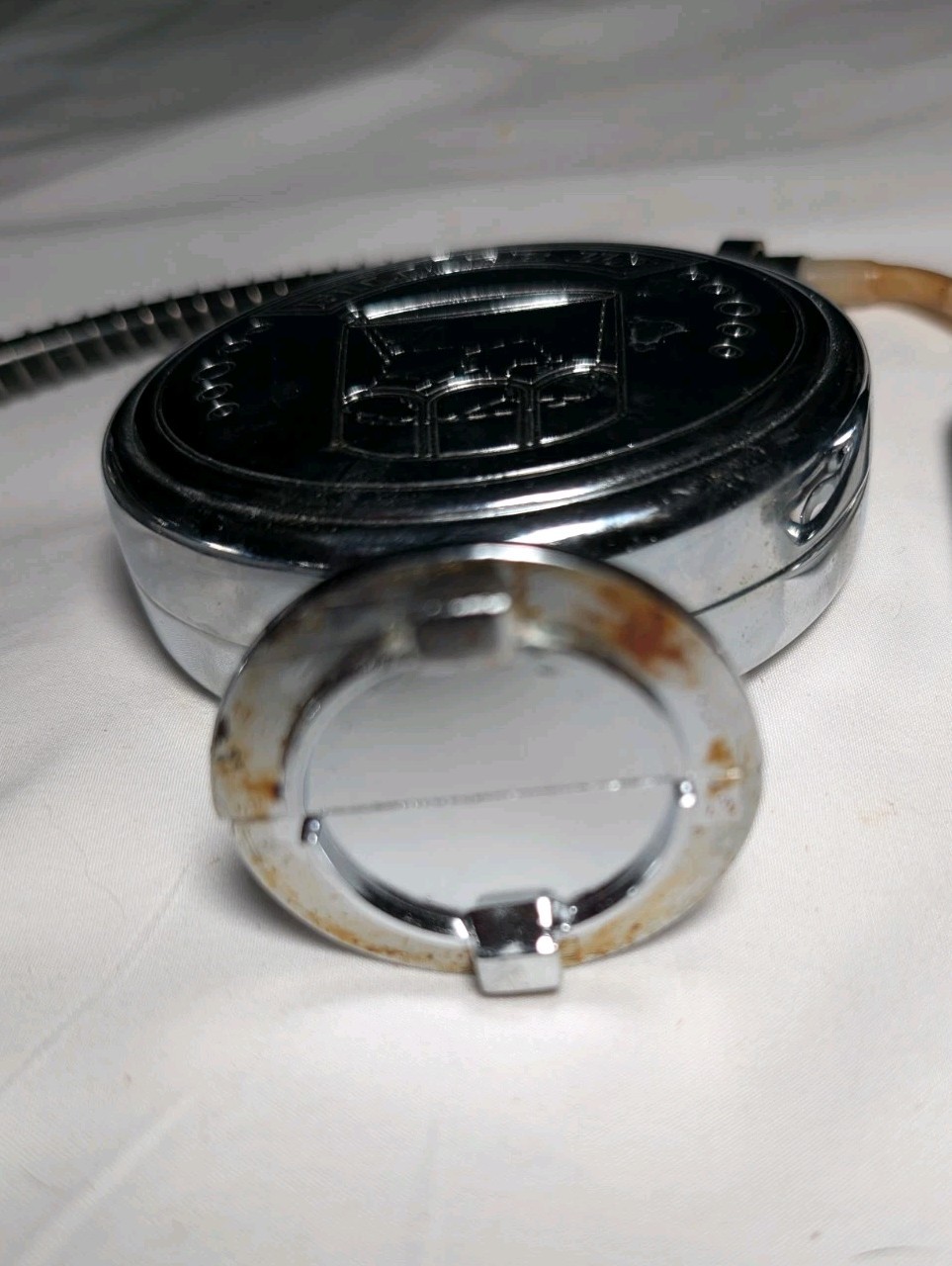 GODINGER Fill’er Up Liquor Pump GAS PUMP Liquor SILVER Beverage Dispenser 14"