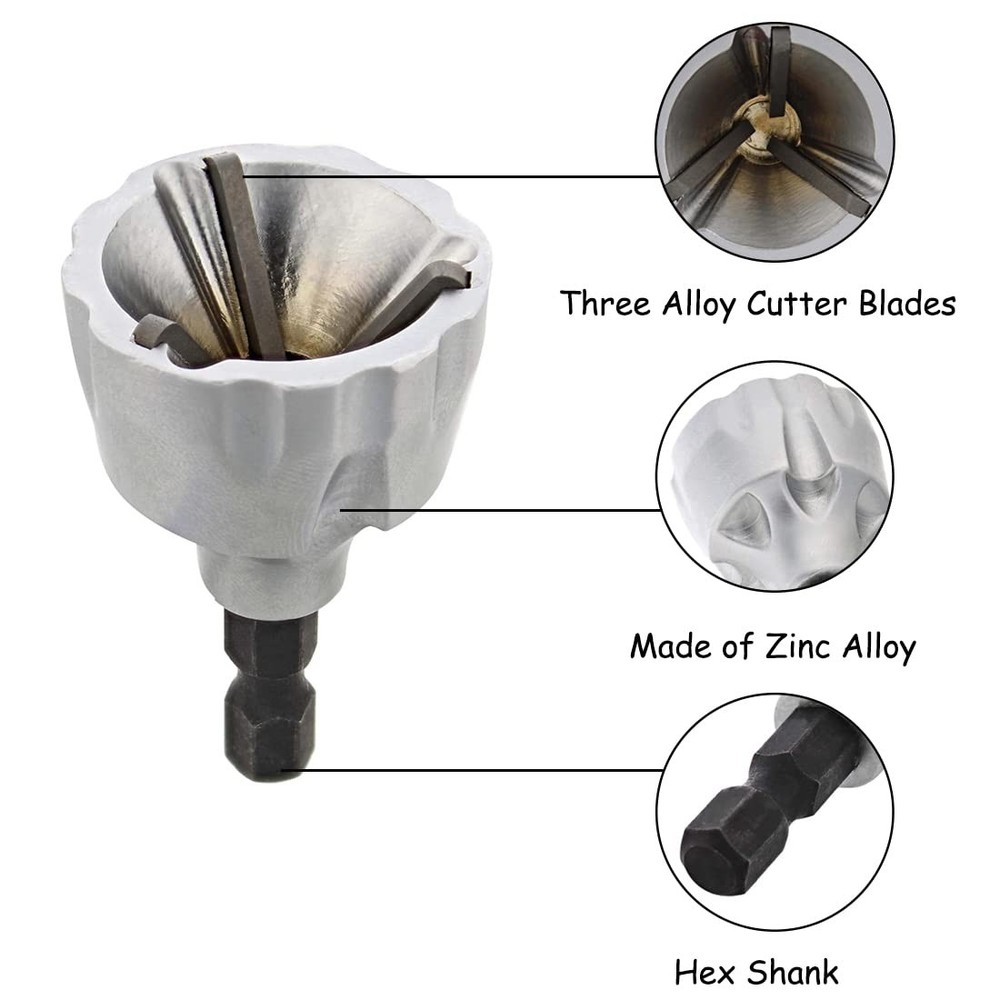 Deburring External Chamfer Tool Bolt Thread Repair Screw Burr...