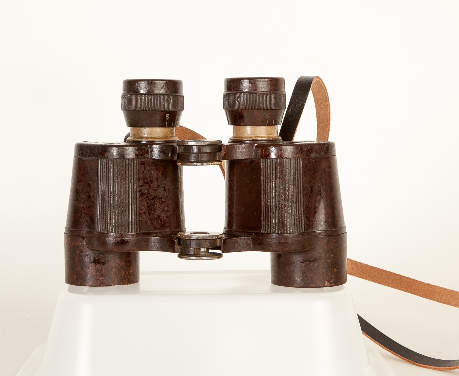 WWII German Binoculars CXN BAKELITE 6x30 Dienstglas SUPER RARE READ DESCRIPTION!