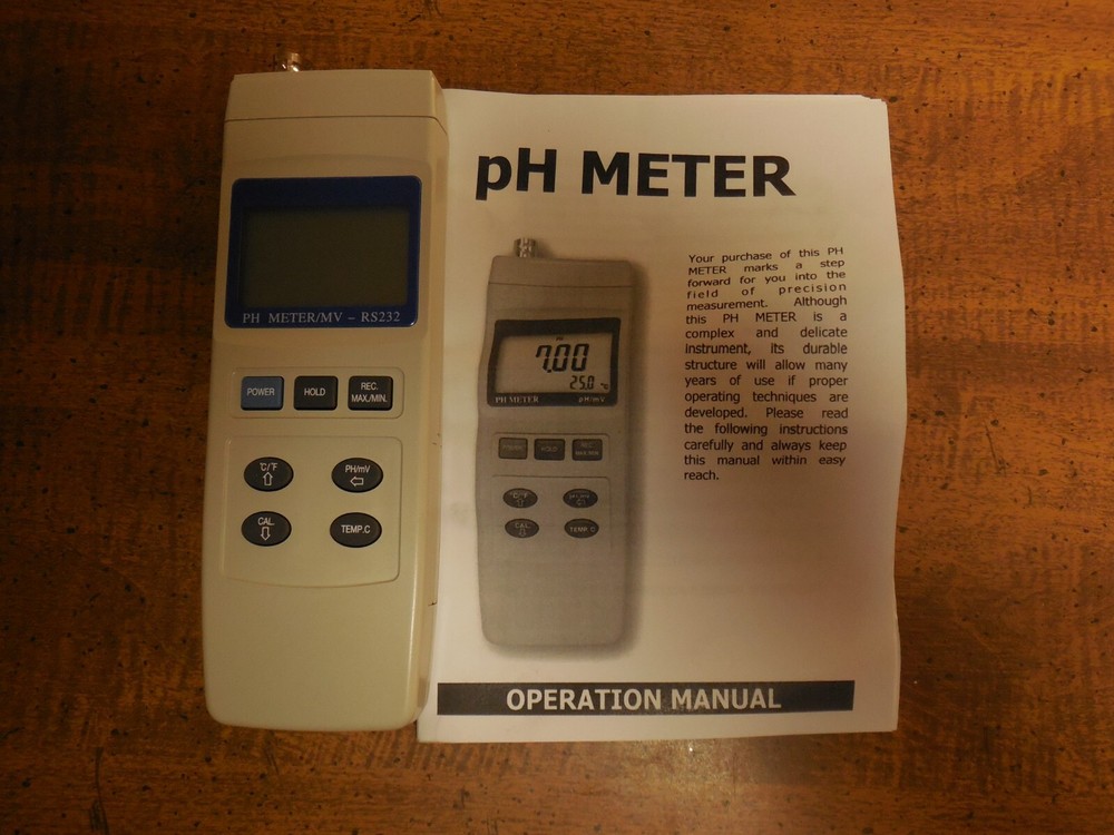 General DPH208R Digital PH Meter w/RS232 Output