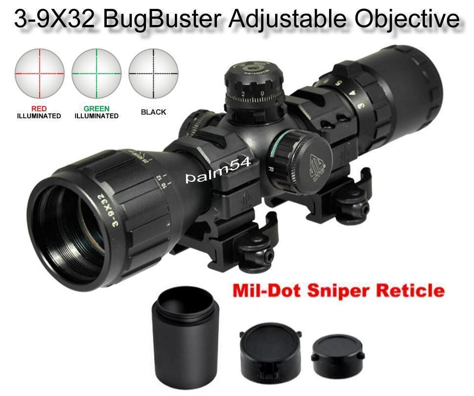 Leapers 3-9x32 CQB Bug Buster Rifle Scope Rings & Sunshade - SCP-M392AOLWQ