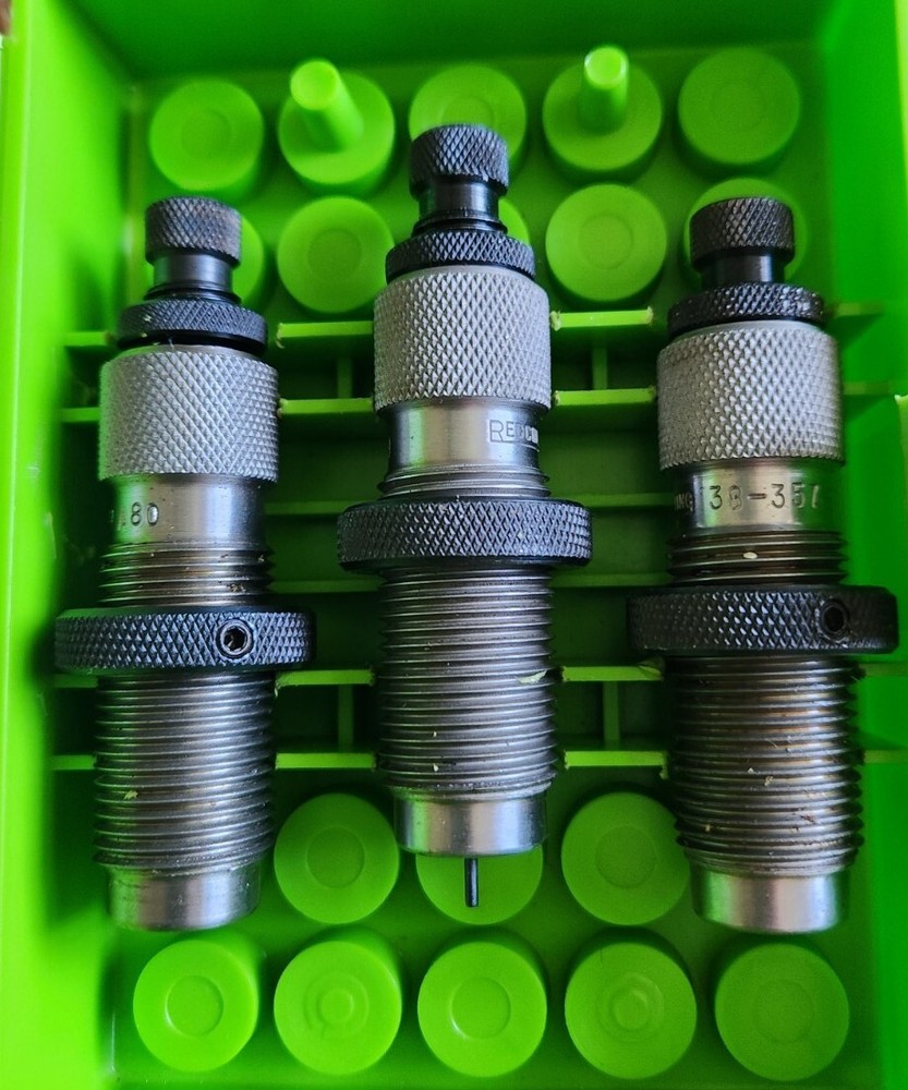 Redding 38/357 Reloading 3 F.L. Die Set With Caddy Case Series B