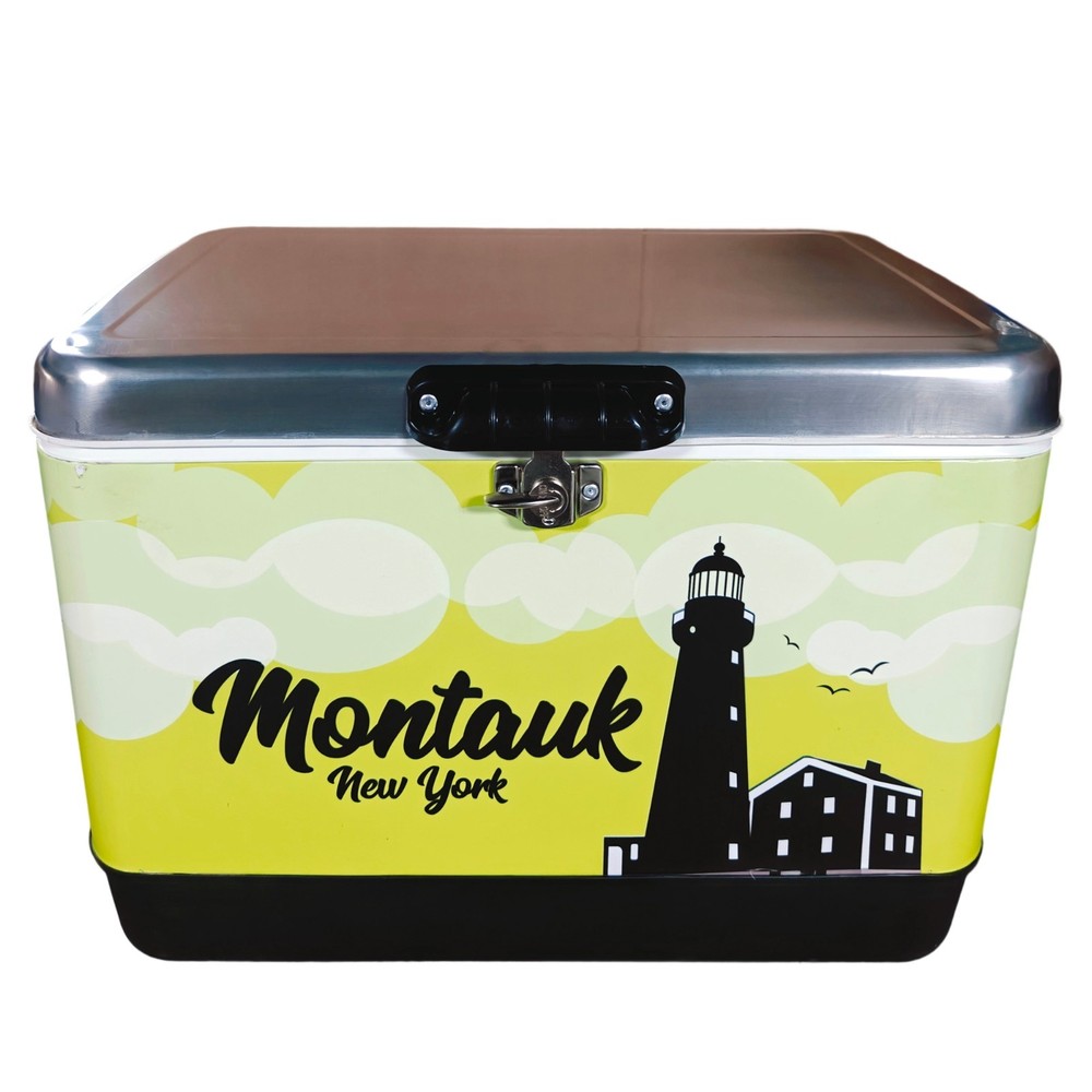 Multi-Function Stainless Steel 54Qt Ice Chest, Beverage & Beer Insulation Cooler