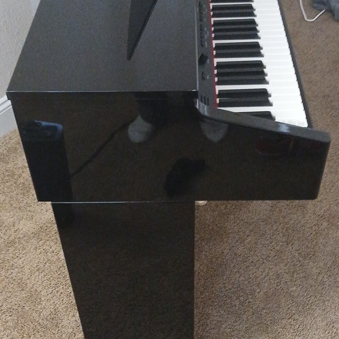 Williams Overture 2 88-Key Digital Piano with 3 Pedals, Black