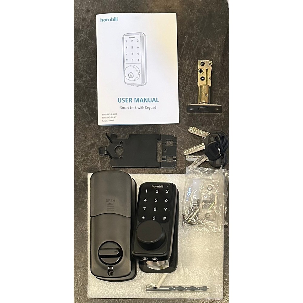 Smart Lock Keyless Entry Deadbolt Door Lock, Digital Bluetooth Lock w/Keypad&APP
