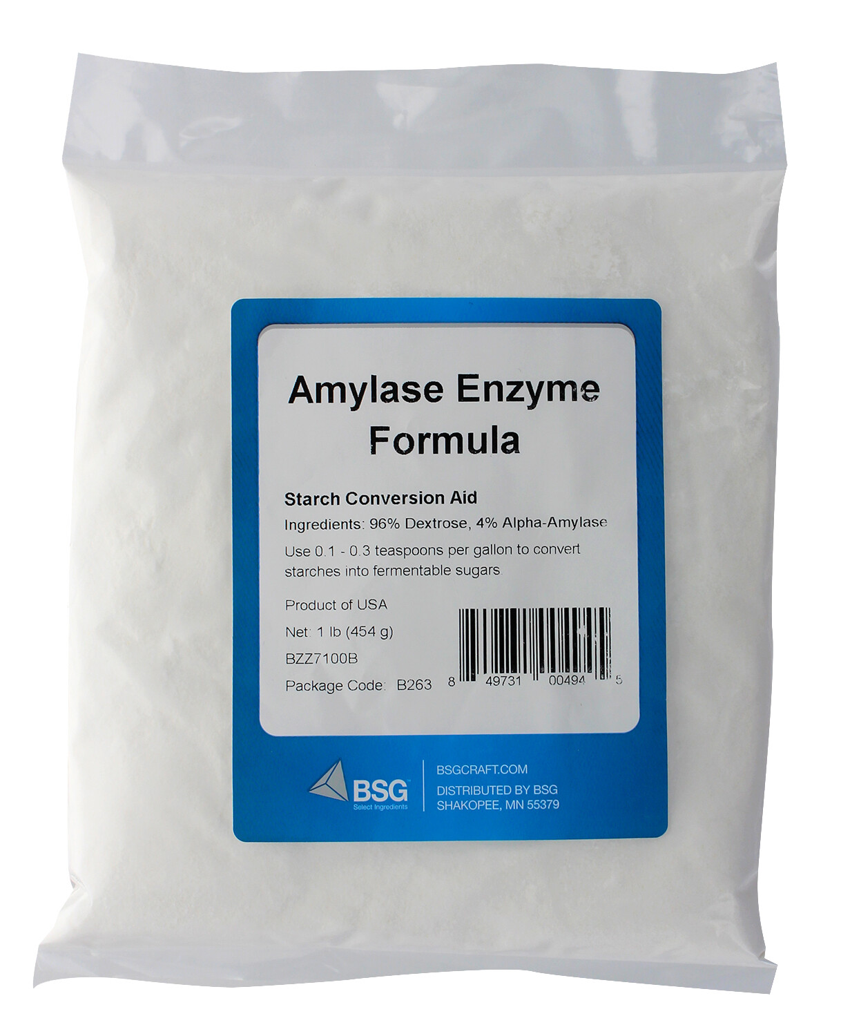 1lb Amylase Enzyme - 1lb DADY Distillers Yeast - 1lb Fermax Nutrient