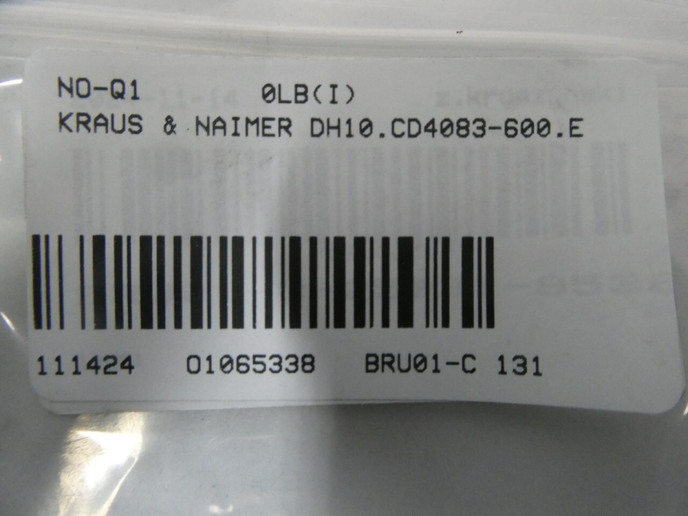 Kraus & Naimer DH10.CD4083-600.E Rotary Cam Switch