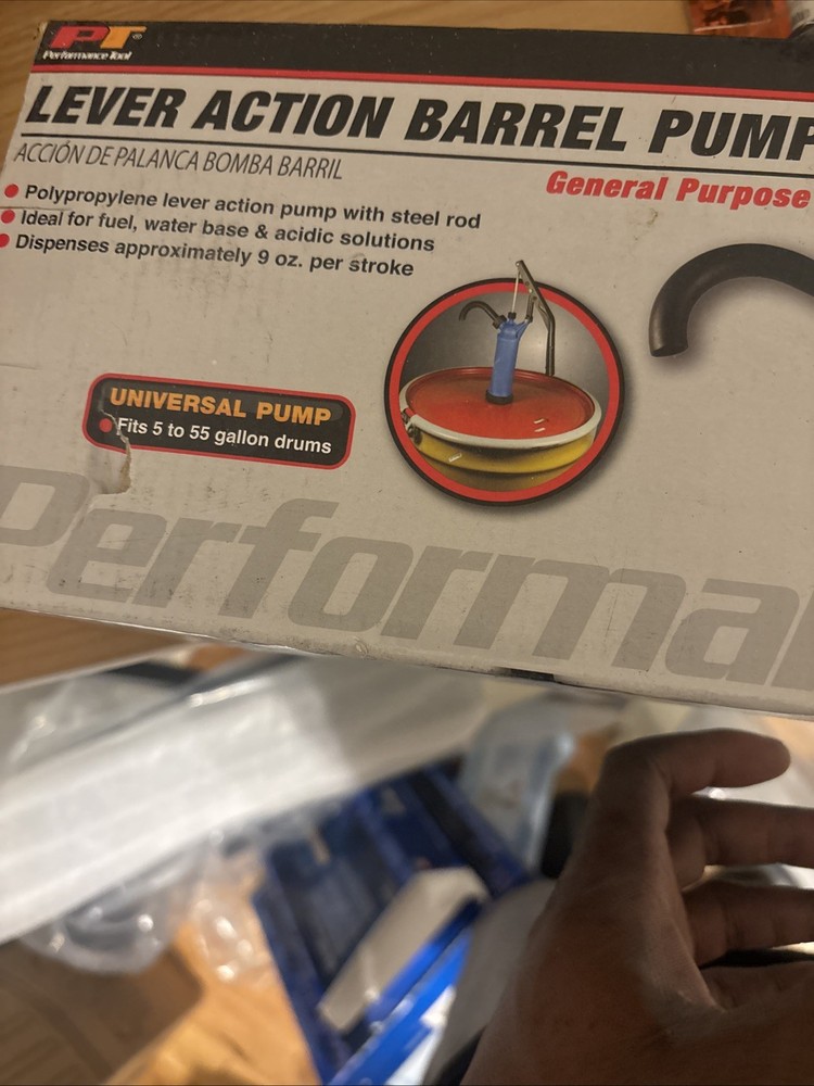 Performance Tool Barrel Pump General Purpose Lever Action W54268