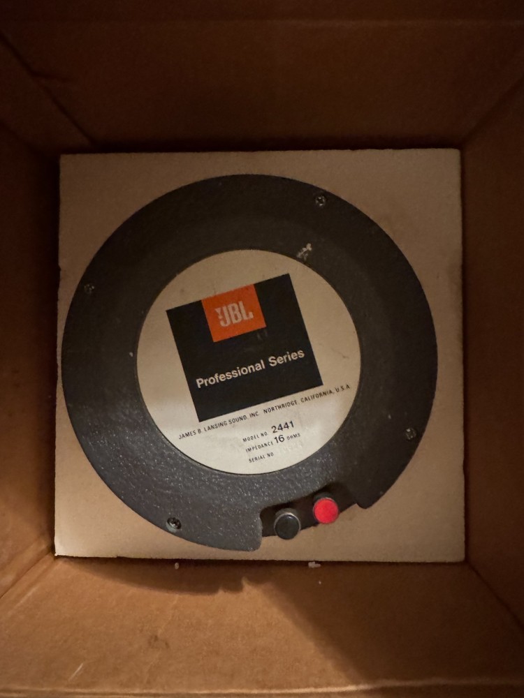 NOS JBL Professional Series 2441  Compression Driver - Refurbished SN 10624