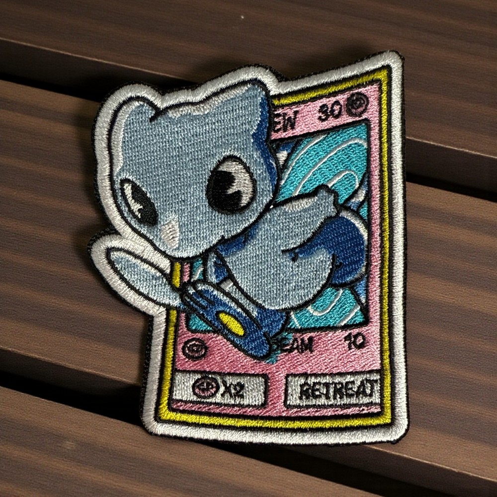Pokemon Shining Mew Embroidery Patch Multi Sizes 4-6"