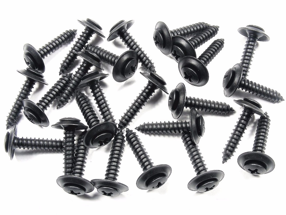 DATSUN Interior Trim Screws- #10 x 1" Long Countersunk Washer- 25 screws- #247