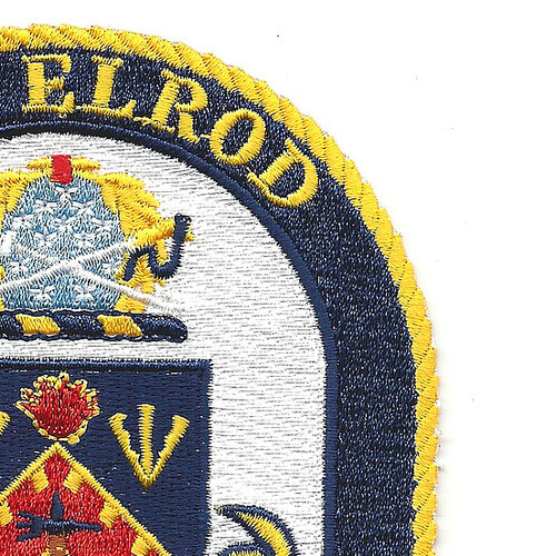 USS Elrod FFG-55 Guided Missile Frigate Ship Patch