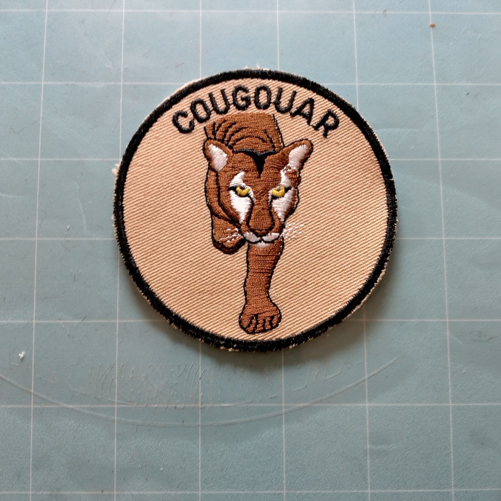 Cougouar Team Patch size 3.5x3.5