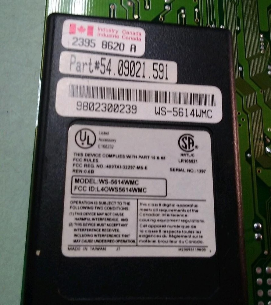 WS-5614WMC Wisecom 56K ISA Modem