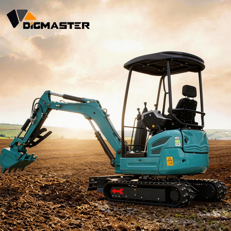 2.5Ton Mini Excavator Side Swing Digger with Kubota D902 Engine Extendable Track